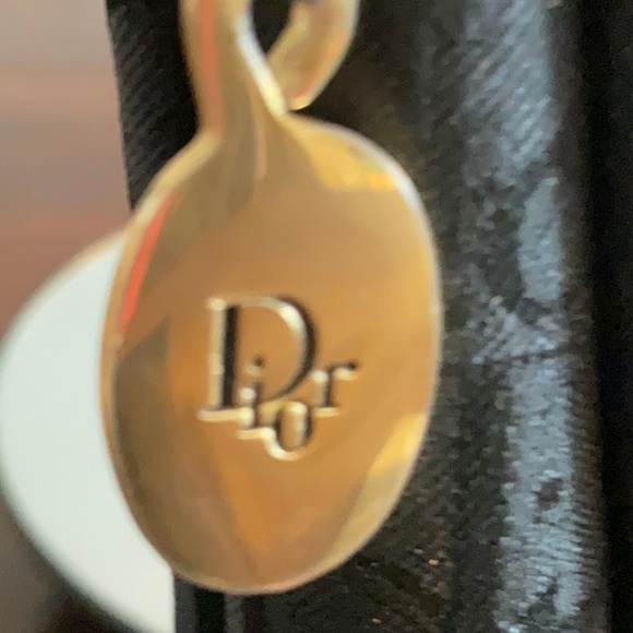 DIOR Vintage Trotter Canvas Clutch Jet Black - Picture 10 of 12